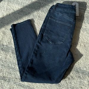 EXPRESS Cropped skinny high rise jeans